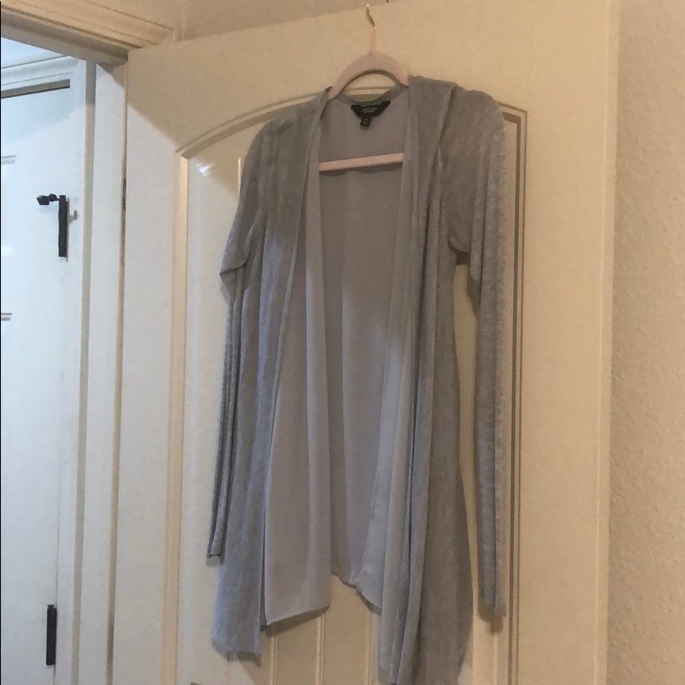 Beautiful gray dressy cardigan